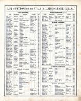 Patrons Directory 1, Daviess County 1888